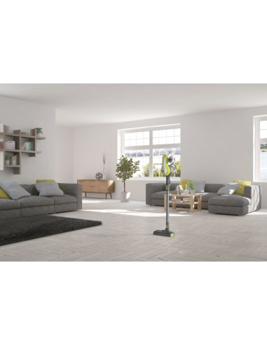 Hoover HF1 , Aspirapolvere senza filo, Grigio/Lime, 0,9L, Senza sacchetto
