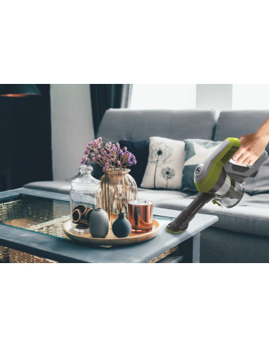 Hoover HF1 , Aspirapolvere senza filo, Grigio/Lime, 0,9L, Senza sacchetto