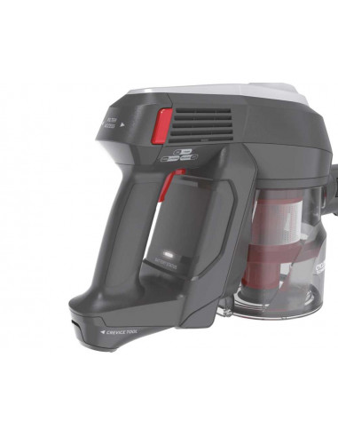 Hoover HF122GPT 011 Aspirapolvere elettrica Batteria Secco Ciclonico, Tessuto Senza sacchetto 0,9 L 170 W Titanio