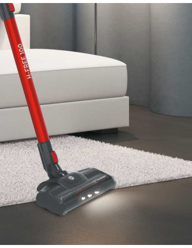 Hoover HF122GPT 011 Aspirapolvere elettrica Batteria Secco Ciclonico, Tessuto Senza sacchetto 0,9 L 170 W Titanio