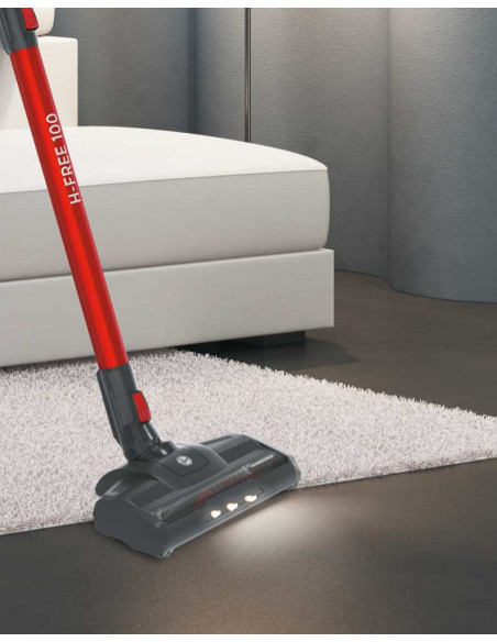 Hoover HF122GPT 011 Aspirapolvere elettrica Batteria Secco Ciclonico, Tessuto Senza sacchetto 0,9 L 170 W Titanio
