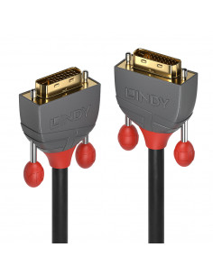 Lindy 36225 cavo DVI 7,5 m DVI-D Nero
