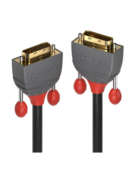 Lindy 36225 cavo DVI 7,5 m DVI-D Nero