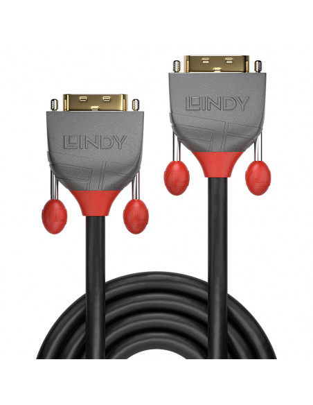 Lindy 36225 cavo DVI 7,5 m DVI-D Nero