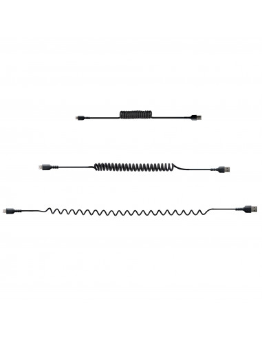 StarTech.com Cavo Lightning a USB- A da 50 cm Certificato MFi, Cavetto iPhone Spiralato di Ricarica/Alimentazione, Resistente Ca