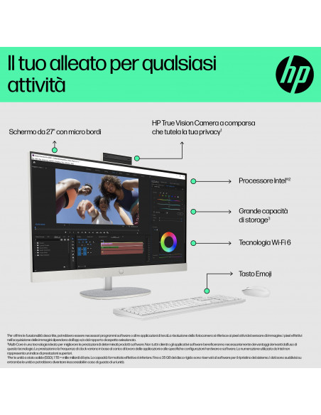 HP 27-cr0035nl Intel® Core™ i5 i5-1335U 68,6 cm (27") 1920 x 1080 Pixel PC All-in-one 16 GB DDR4-SDRAM 512 GB SSD Windows 11 