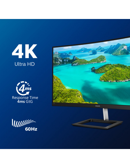 Philips E Line 328E1CA/00 LED display 80 cm (31.5") 3840 x 2160 Pixel 4K Ultra HD LCD Nero