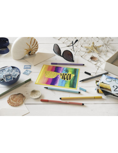 STABILO Pen 68 marcatore Viola 1 pz