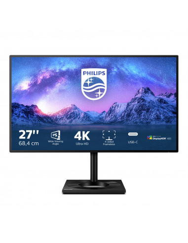 Philips 279C9/00 Monitor PC 68,6 cm (27") 3840 x 2160 Pixel 4K Ultra HD LED Nero