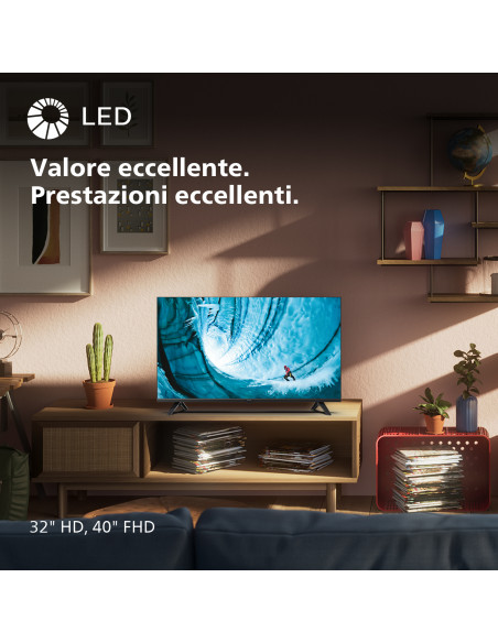 Philips 32PHS6009 32" 80cm HD LED TV Dolby Audio Titan OS