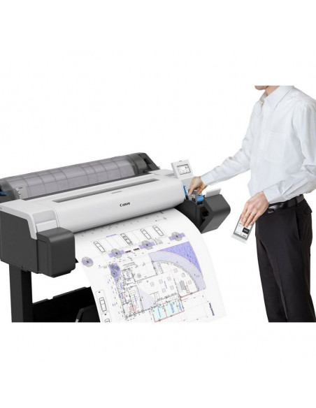 Canon imagePROGRAF TM-340 stampante grandi formati Wi-Fi Bubblejet A colori 2400 x 1200 DPI A0 (841 x 1189 mm) Collegamento ethe