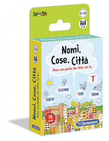 Clementoni Carte Nomi, Cose, Citta'