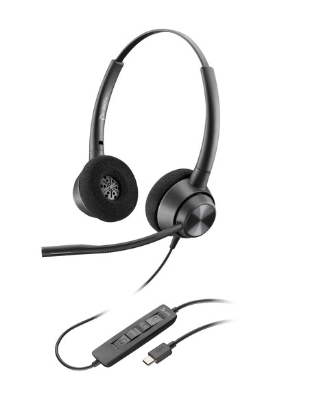 POLY Cuffie EncorePro 320 stereo USB-C TAA