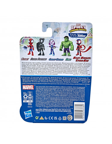 Marvel Spidey e I Suoi Fantastici Amici, Hulk, action figure del supereroe da 10 cm, per bambini dai 3 anni in su
