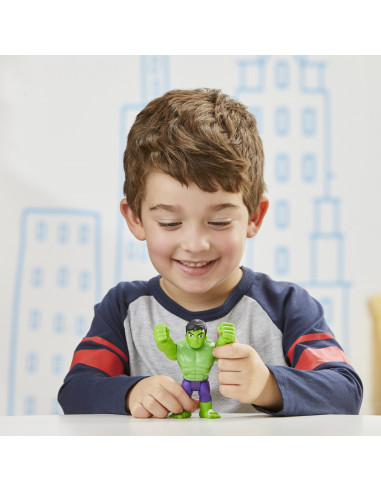 Marvel Spidey e I Suoi Fantastici Amici, Hulk, action figure del supereroe da 10 cm, per bambini dai 3 anni in su