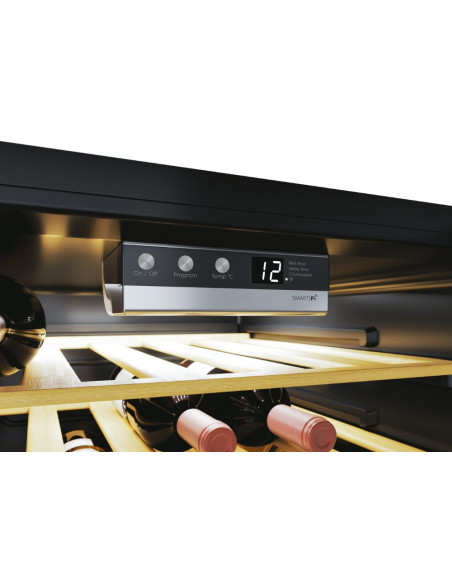 Candy CWC 200 EELW/NF Libera installazione Nero 81 bottiglia/bottiglie