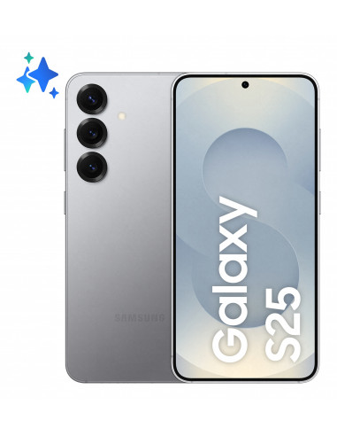 Samsung Galaxy S25 Smartphone AI, Display 6.2'' FHD+ Dynamic AMOLED 2X, Fotocamera 50MP, RAM 12GB, 128GB, 4.000 mAh, Silver shad