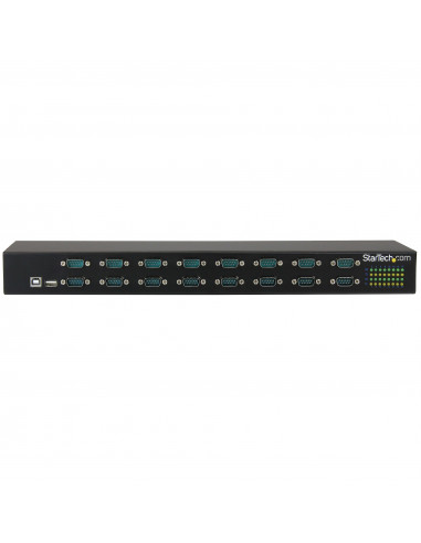 StarTech.com Hub Seriale RS232 a 16 porte - Adattatore USB a DB9 RS232 16x montabile a rack