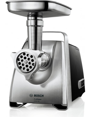 Bosch MFW68660 Tritacarne ProPower 2200 W Nero, Inox spazzolato