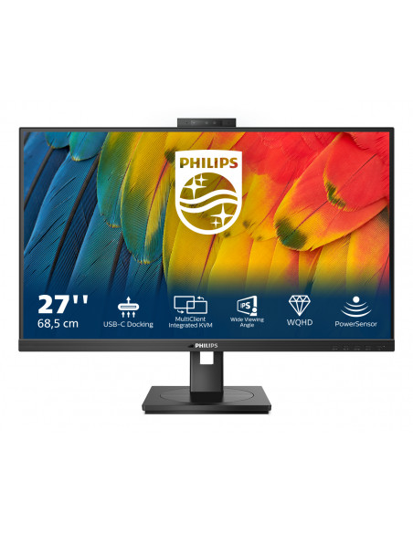 Philips Serie 5000 27B1U5601H/00 Monitor PC 68,6 cm (27") 2560 x 1440 Pixel Quad HD LCD Nero
