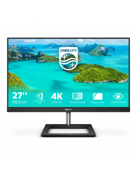 Philips E Line 278E1A/00 Monitor PC 68,6 cm (27") 3840 x 2160 Pixel 4K Ultra HD LCD Nero