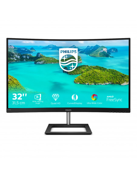 Philips E Line 325E1C/00 Monitor PC 80 cm (31.5") 2560 x 1440 Pixel Quad HD LCD Nero