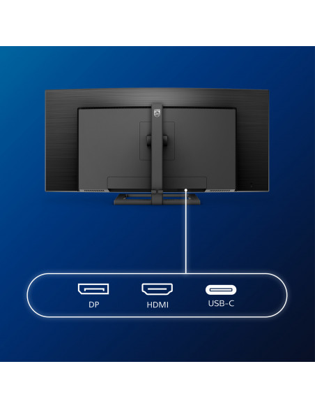 Philips E Line 346E2CUAE/00 Monitor PC 86,4 cm (34") 3440 x 1440 Pixel Wide Quad HD+ LCD Nero