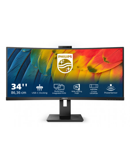 Philips 5000 series 34B1U5600CH/00 LED display 86,4 cm (34") 3440 x 1440 Pixel Wide Quad HD LCD Nero