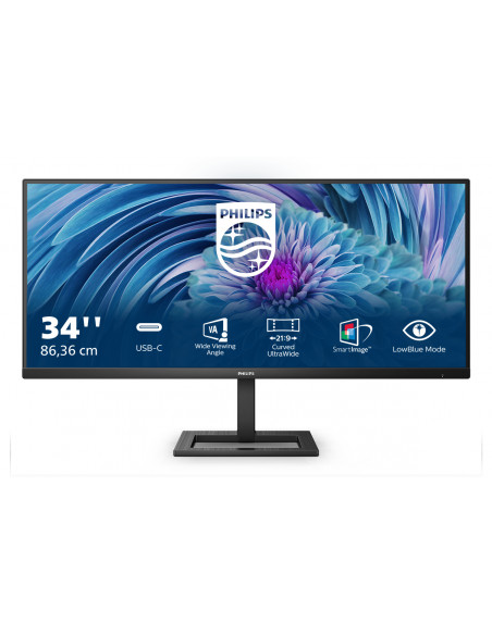 Philips E Line 346E2LAE/00 LED display 86,4 cm (34") 3440 x 1440 Pixel Wide Quad HD LCD Nero
