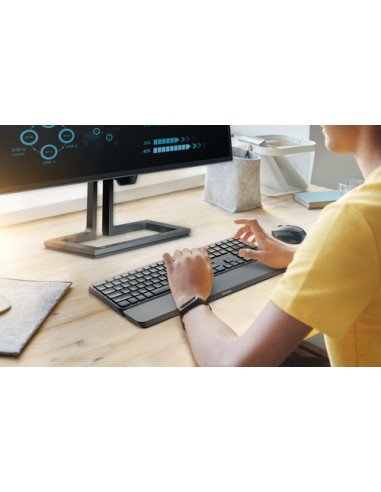 Philips Serie 6000 SPT6607B/34 tastiera Mouse incluso Casa RF senza fili + Bluetooth Nero