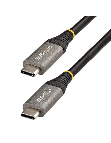 StarTech.com Cavo USB tipo C da 1m - Cavo da USB-C a USB- C certificato USB-IF 5Gbps - Cavo USB 3.1/3.2 Gen 2 Type-C - 100W (5A)
