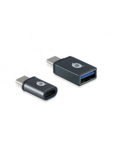 Conceptronic DONN04G adattatore per inversione del genere dei cavi USB 3.1 Gen 1 Type-C, USB 2.0 Type-C USB 3.1 Gen 1 Type-A, US