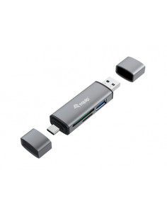 Equip 245460 lettore di schede USB 3.2 Gen 1 (3.1 Gen 1) Type-A/Type-C Grigio