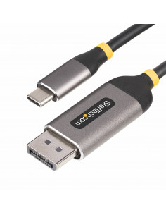 StarTech.com Cavo USB-C a DisplayPort da 3m, 8K 60Hz, 4K 144Hz, HDR, Cavo adattatore USB Tipo-C a DP 1.4, Convertitore video com