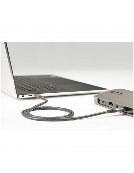 StarTech.com Cavo USB tipo C da 2m - Cavo da USB-C a USB- C certificato USB-IF 5Gbps - Cavo USB 3.2 Gen 1 Type-C - 100W (5A) Pow