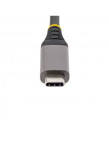 StarTech.com Hub USB-C con Etherenet a 3 porte - 3x porte USB-A, Gigabit Ethernet RJ45, USB 3.0 5Gbps, alimentazione tramite bus