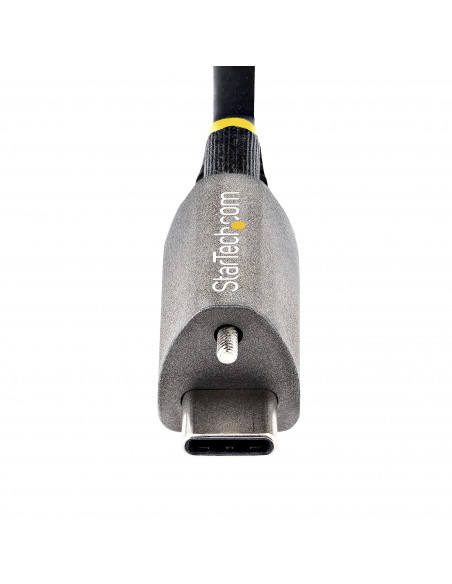 StarTech.com Cavo USB-C con viti di bloccaggio superiori da 50cm - Cavo da USB-C a USB- C certificato 10Gbps - Cavo USB-C 3.2 Ge