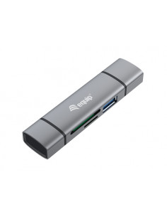 Equip 245460 lettore di schede USB 3.2 Gen 1 (3.1 Gen 1) Type-A/Type-C Grigio 2