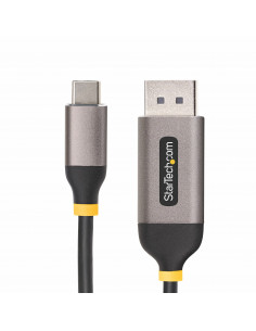 StarTech.com Cavo USB-C a DisplayPort da 3m, 8K 60Hz, 4K 144Hz, HDR, Cavo adattatore USB Tipo-C a DP 1.4, Convertitore video com 2