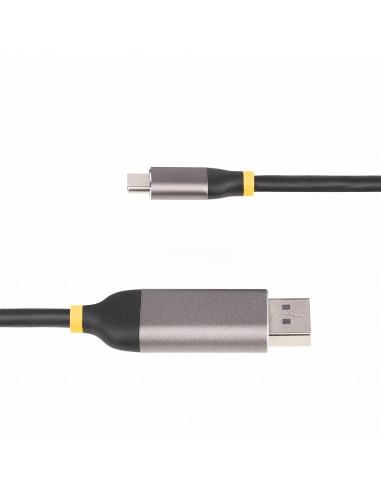 StarTech.com Cavo USB-C a DisplayPort da 3m, 8K 60Hz, 4K 144Hz, HDR, Cavo adattatore USB Tipo-C a DP 1.4, Convertitore video com