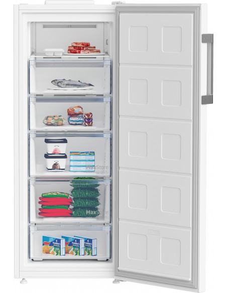 Beko B3RFNE274W Congelatore verticale Libera installazione 220 L E Bianco