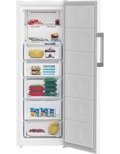 Beko B3RFNE294W: Congelatore Verticale, Total No-Frost, 260 L, 59.5 cm