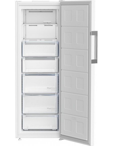 Beko B3RFNE294W: Congelatore Verticale, Total No-Frost, 260 L, 59.5 cm