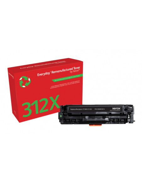 Everyday Toner rigenerato ™ di Xerox Nero compatibile con HP 312X (CF380X), High capacity