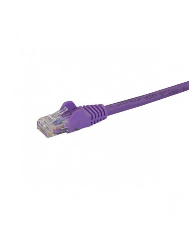 StarTech.com Cavo di Rete Viola Cat6 UTP Ethernet Gigabit RJ45 Antigroviglio - 50cm