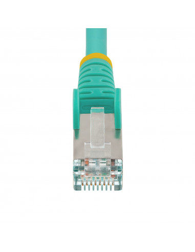 StarTech.com Cavo Ethernet CAT 6a - 3m - Acqua - Cavo di rete LAN Low Smoke Zero Halogen (LSZH) - 10GbE 500MHz 100W PoE++ - Filo