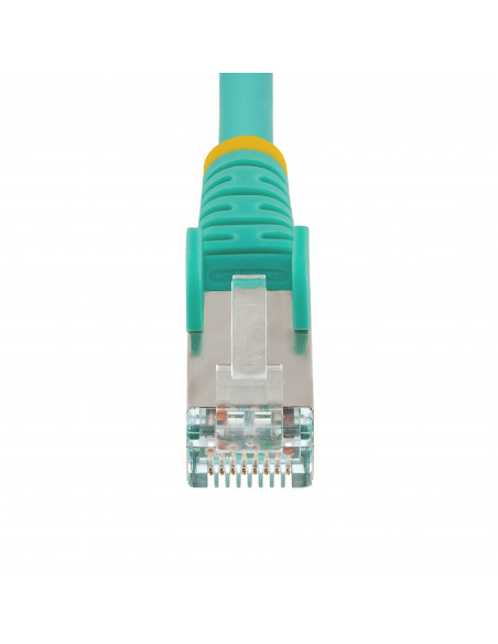 StarTech.com Cavo Ethernet CAT 6a - 3m - Acqua - Cavo di rete LAN Low Smoke Zero Halogen (LSZH) - 10GbE 500MHz 100W PoE++ - Filo