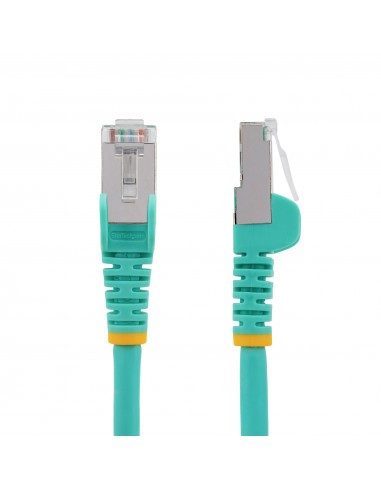 StarTech.com Cavo Ethernet CAT 6a - 7m - Acqua - Cavo di rete LAN Low Smoke Zero Halogen (LSZH) - 10GbE 500MHz 100W PoE++ - Filo