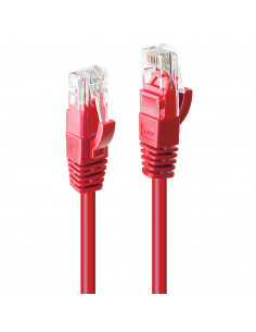 Lindy 48030 cavo di rete Rosso 0,3 m Cat6 U/UTP (UTP)