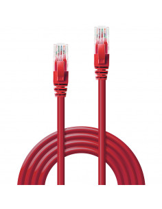 Lindy 48030 cavo di rete Rosso 0,3 m Cat6 U/UTP (UTP) 2
